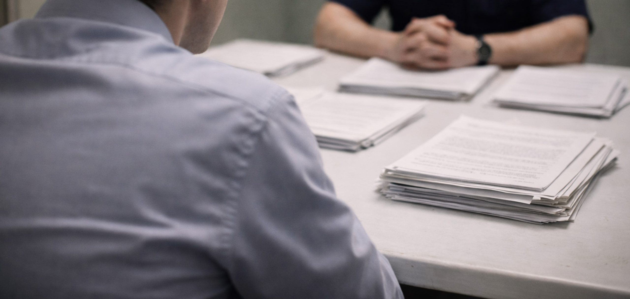 Egy tanú kihallgatása.